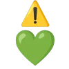 green emoji ⚠️
