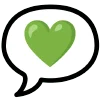 green emoji 💬