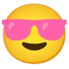 Telegram emojisi «pink» 😎