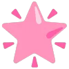 pink  emoji 🌟