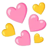 Telegram emoji «pink» 💛