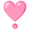 pink  emoji ❣️