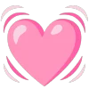 Telegram emojisi «pink» 💓