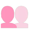 Telegram emoji «pink» 👥