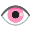 pink  emoji 👁