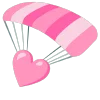 Telegram emojisi «pink» 🪂