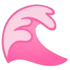 pink  emoji 🌊