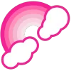 Telegram emoji «pink» 🌈