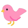 Telegram emojisi «pink» 🐤