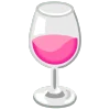 pink emoji 🍷