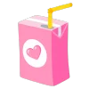 pink  emoji 🧃