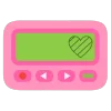 pink emoji 📟