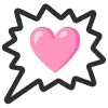 Telegram emoji «pink» 🗯