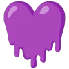 Эмодзи violet  🫠