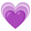 Эмодзи violet  💗