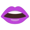 Эмодзи violet  👄