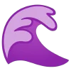 Эмодзи violet  🌊