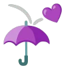 Эмодзи violet  ☔️