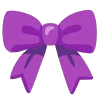 Эмодзи violet  🎀