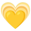 yellow emoji 💗