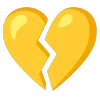 yellow emoji 💔