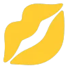 yellow emoji 💋