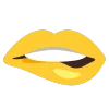 yellow emoji 🫦