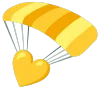 yellow emoji 🪂