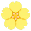 yellow emoji 🌸