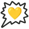 yellow emoji 🗯