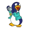 Telegram emoji Киндер Пингвины 90-ых!