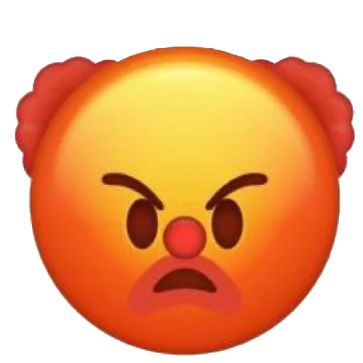 Telegram Sticker «emoji edits» 🤡