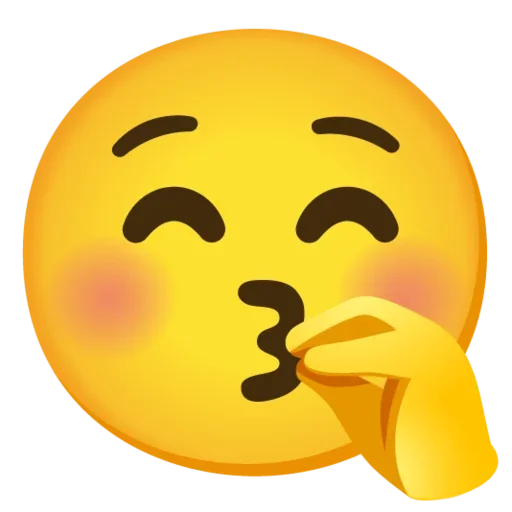 Telegram Sticker «Emojis» 😚