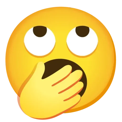 Telegram stiker «Emojis» 🥱