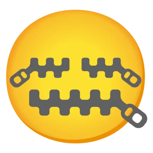 Telegram stiker «Emojis » 🤐