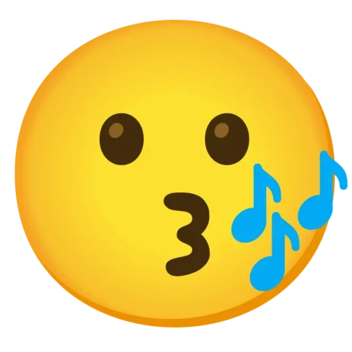 Telegram stiker «Emojis» 😗