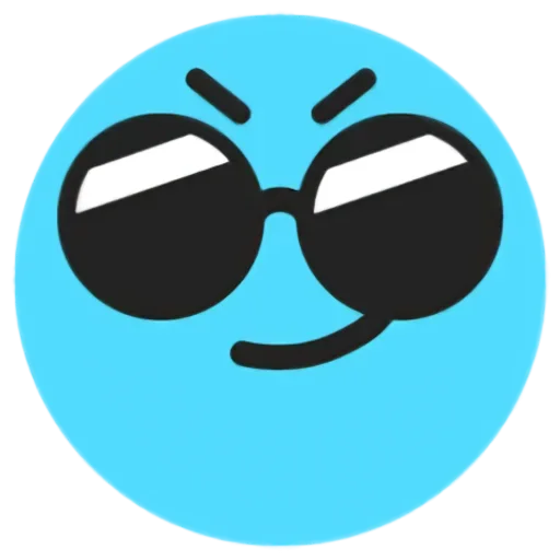 Стікер TikTok Emoji  😎