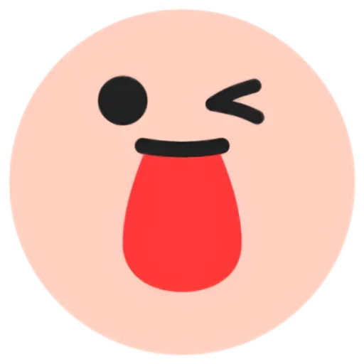 Стікер TikTok Emoji  😜