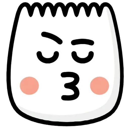 Эмодзи TikTok Emoji  😚