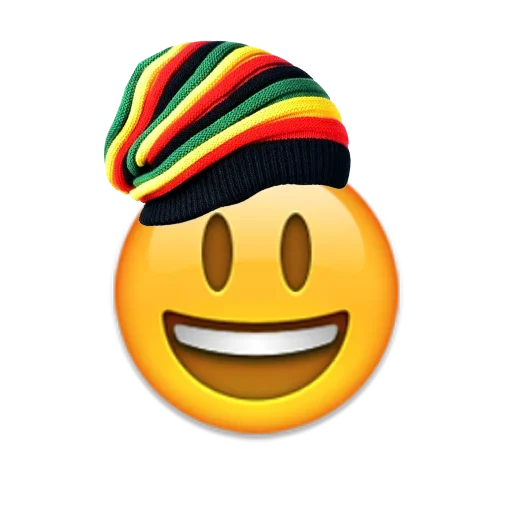 Эмодзи emoji with cute hat 😃