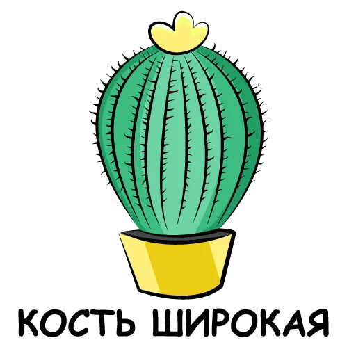 Telegram stikerlari eto kaktus