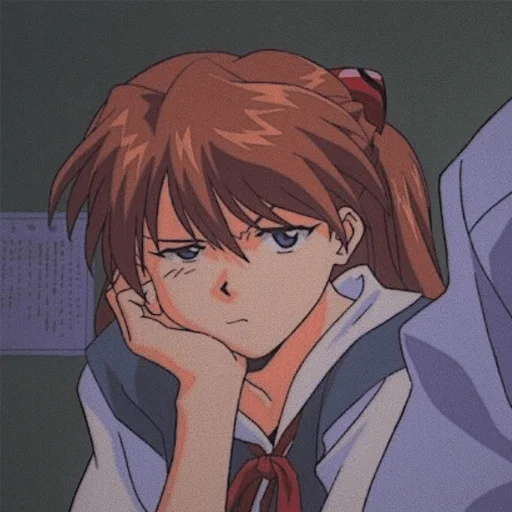 Стікер evangelion mood ~ 😒