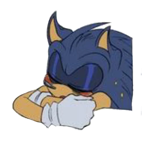 Telegram stiker «Sonic.exe» 😴