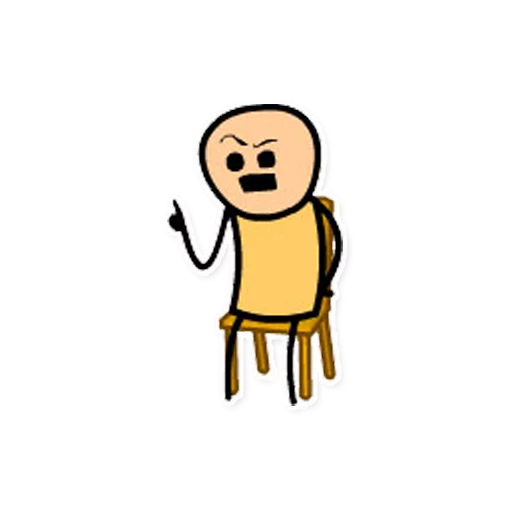 Cyanide and Happiness stiker 👆