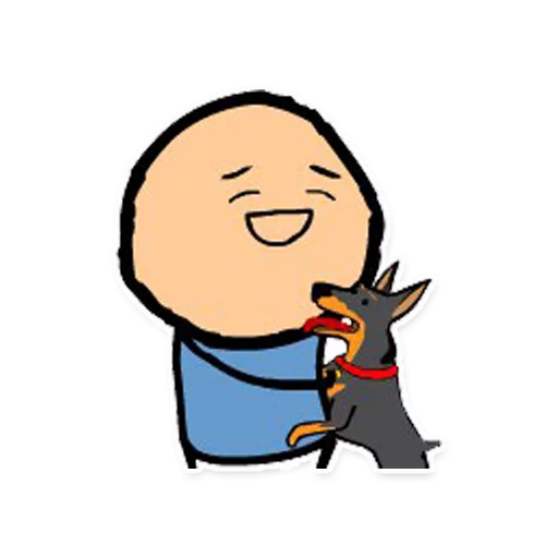Cyanide and Happiness sticker 🐕
