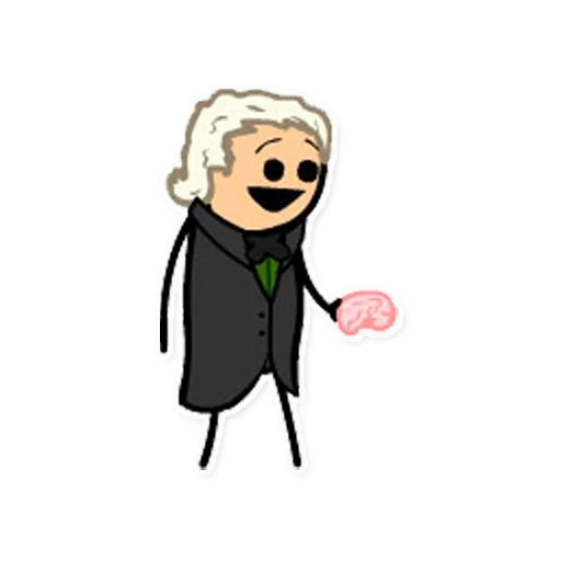Cyanide and Happiness sticker 🐵