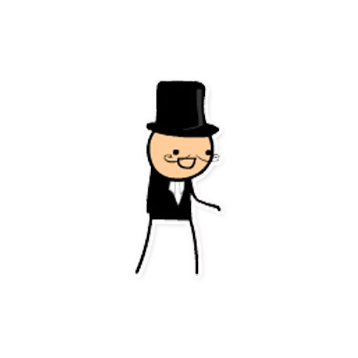 Cyanide and Happiness stiker 🎩