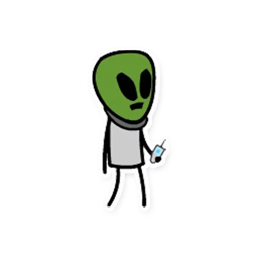 Cyanide and Happiness sticker 👽