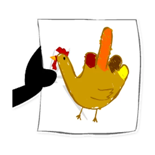 Cyanide and Happiness sticker 🐔