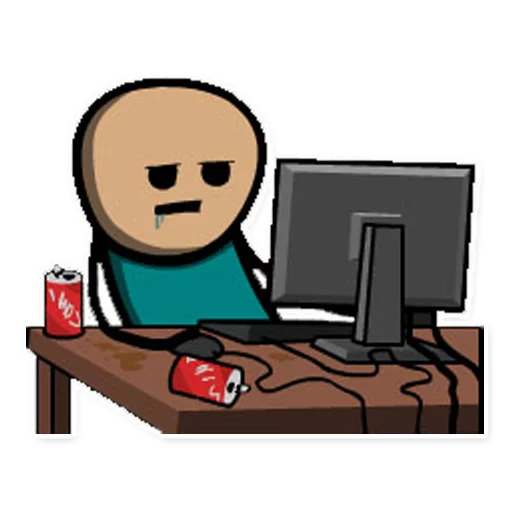 Cyanide and Happiness stiker 💻